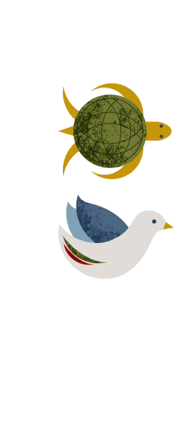 one turtle and dove